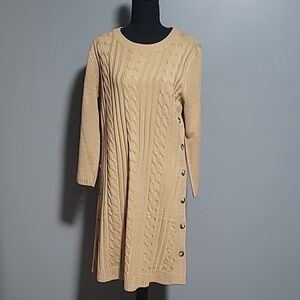 New York & Company Cable Knit Sweater Dress